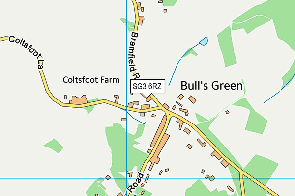 SG3 6RZ map - OS VectorMap District (Ordnance Survey) SG3 6RZ map - OS VectorMap District (Ordnance Survey)