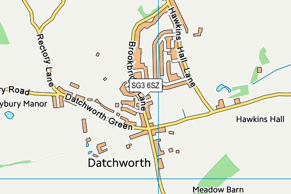 SG3 6SZ map - OS VectorMap District (Ordnance Survey) SG3 6SZ map - OS VectorMap District (Ordnance Survey)