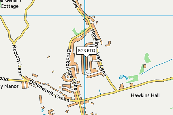 SG3 6TQ map - OS VectorMap District (Ordnance Survey) SG3 6TQ map - OS VectorMap District (Ordnance Survey)