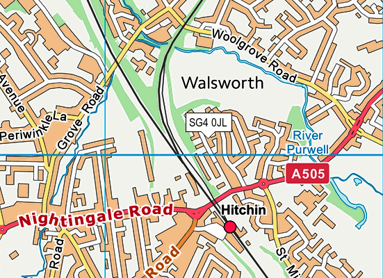SG4 0JL map - OS VectorMap District (Ordnance Survey) SG4 0JL map - OS VectorMap District (Ordnance Survey)
