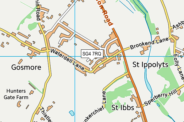 SG4 7RQ map - OS VectorMap District (Ordnance Survey) SG4 7RQ map - OS VectorMap District (Ordnance Survey)