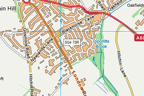 SG4 7SR map - OS VectorMap District (Ordnance Survey) SG4 7SR map - OS VectorMap District (Ordnance Survey)