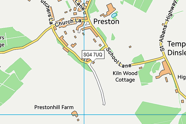 SG4 7UQ map - OS VectorMap District (Ordnance Survey) SG4 7UQ map - OS VectorMap District (Ordnance Survey)