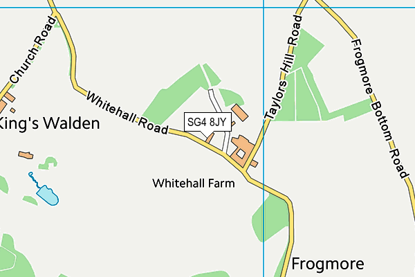 SG4 8JY map - OS VectorMap District (Ordnance Survey)
