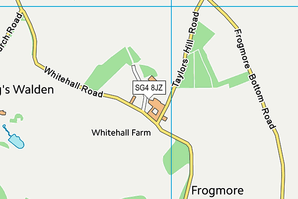 SG4 8JZ map - OS VectorMap District (Ordnance Survey)