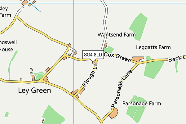 SG4 8LD map - OS VectorMap District (Ordnance Survey) SG4 8LD map - OS VectorMap District (Ordnance Survey)
