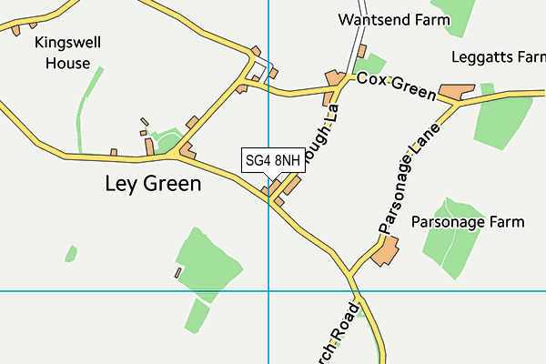 SG4 8NH map - OS VectorMap District (Ordnance Survey)