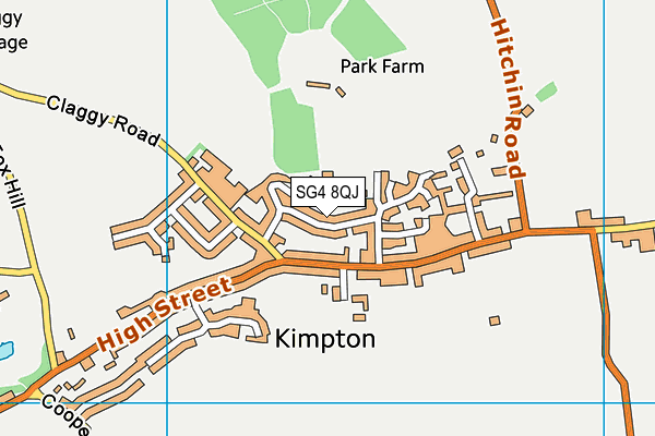 SG4 8QJ map - OS VectorMap District (Ordnance Survey) SG4 8QJ map - OS VectorMap District (Ordnance Survey)