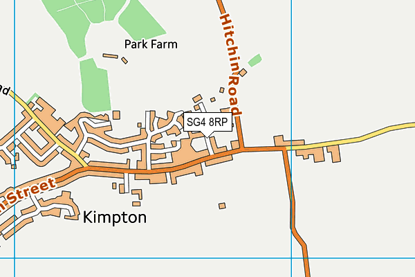 SG4 8RP map - OS VectorMap District (Ordnance Survey) SG4 8RP map - OS VectorMap District (Ordnance Survey)