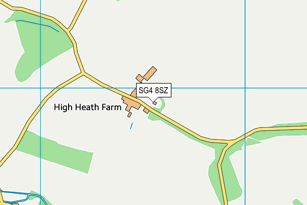 SG4 8SZ map - OS VectorMap District (Ordnance Survey)