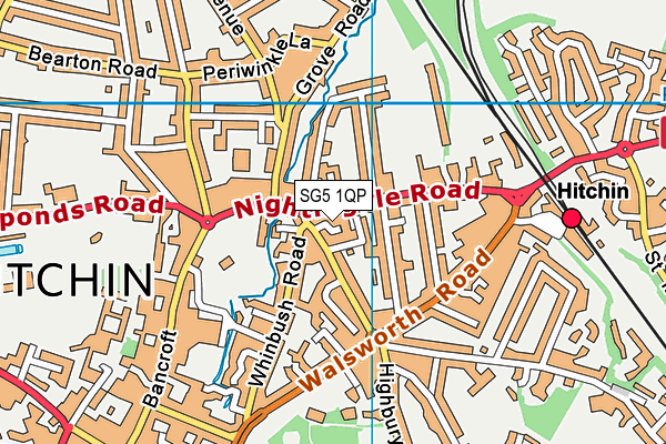 SG5 1QP map - OS VectorMap District (Ordnance Survey) SG5 1QP map - OS VectorMap District (Ordnance Survey)