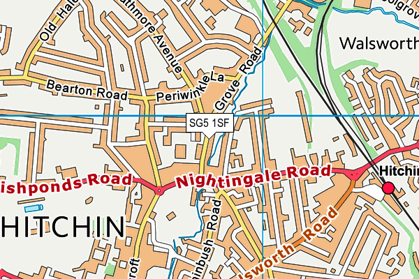 SG5 1SF map - OS VectorMap District (Ordnance Survey) SG5 1SF map - OS VectorMap District (Ordnance Survey)