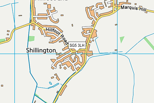 SG5 3LH map - OS VectorMap District (Ordnance Survey) SG5 3LH map - OS VectorMap District (Ordnance Survey)