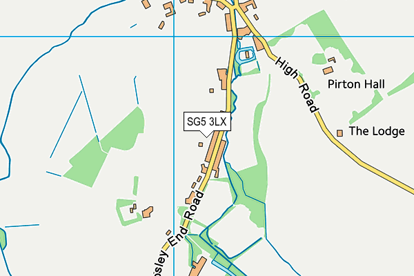 SG5 3LX map - OS VectorMap District (Ordnance Survey) SG5 3LX map - OS VectorMap District (Ordnance Survey)