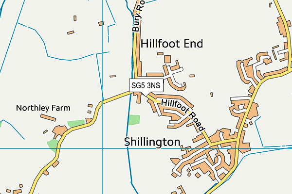 SG5 3NS map - OS VectorMap District (Ordnance Survey) SG5 3NS map - OS VectorMap District (Ordnance Survey)