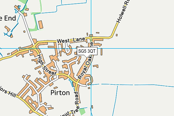 SG5 3QT map - OS VectorMap District (Ordnance Survey) SG5 3QT map - OS VectorMap District (Ordnance Survey)
