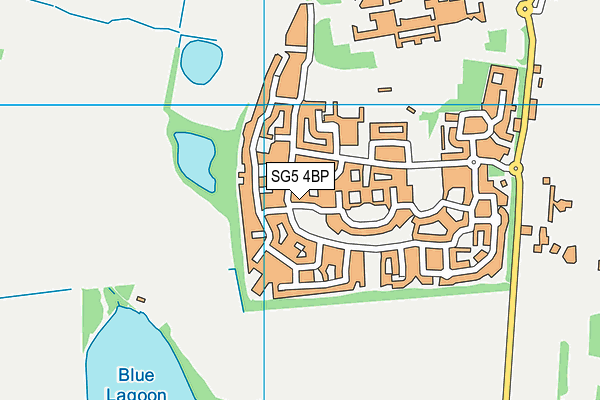 SG5 4BP map - OS VectorMap District (Ordnance Survey) SG5 4BP map - OS VectorMap District (Ordnance Survey)