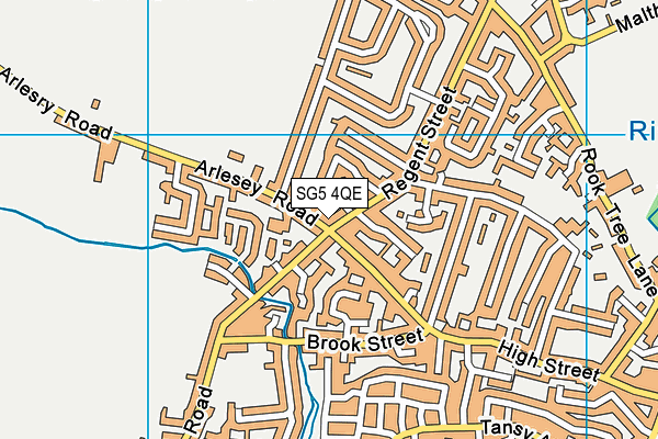 SG5 4QE map - OS VectorMap District (Ordnance Survey) SG5 4QE map - OS VectorMap District (Ordnance Survey)