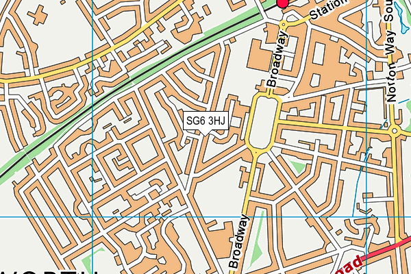 SG6 3HJ map - OS VectorMap District (Ordnance Survey) SG6 3HJ map - OS VectorMap District (Ordnance Survey)