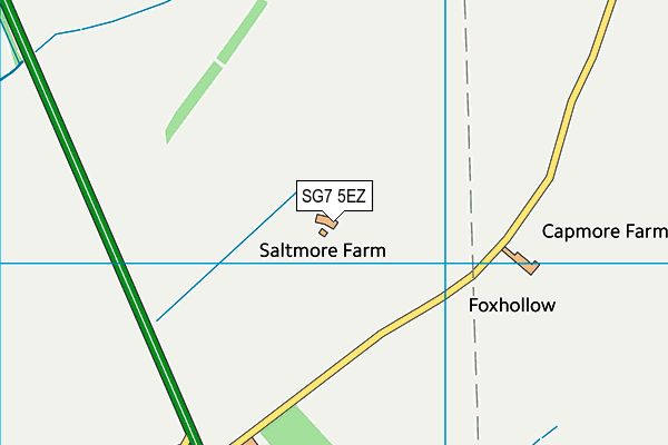 SG7 5EZ map - OS VectorMap District (Ordnance Survey) SG7 5EZ map - OS VectorMap District (Ordnance Survey)