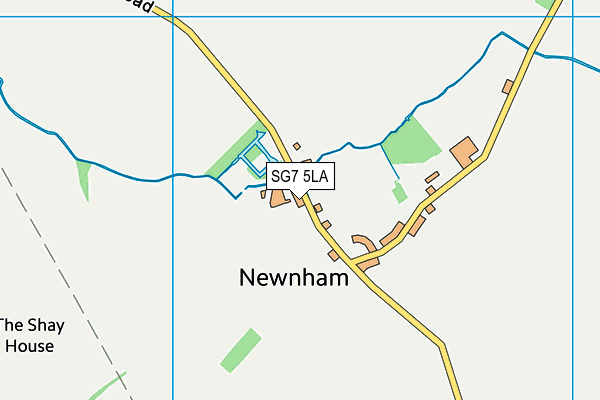 SG7 5LA map - OS VectorMap District (Ordnance Survey) SG7 5LA map - OS VectorMap District (Ordnance Survey)