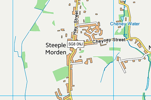 SG8 0NJ map - OS VectorMap District (Ordnance Survey) SG8 0NJ map - OS VectorMap District (Ordnance Survey)