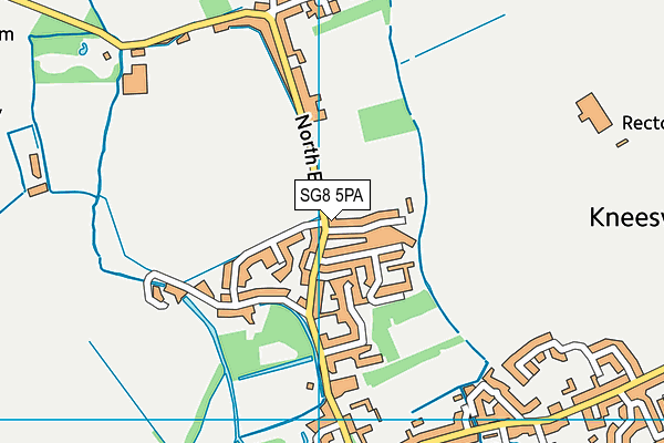 SG8 5PA map - OS VectorMap District (Ordnance Survey) SG8 5PA map - OS VectorMap District (Ordnance Survey)