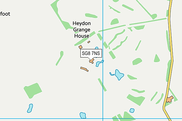 SG8 7NS map - OS VectorMap District (Ordnance Survey) SG8 7NS map - OS VectorMap District (Ordnance Survey)