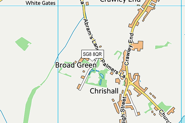 SG8 8QR map - OS VectorMap District (Ordnance Survey) SG8 8QR map - OS VectorMap District (Ordnance Survey)