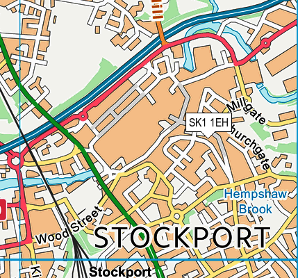 SK1 1EH map - OS VectorMap District (Ordnance Survey)