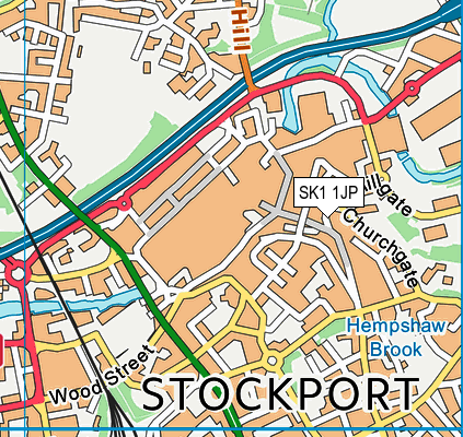 SK1 1JP map - OS VectorMap District (Ordnance Survey) SK1 1JP map - OS VectorMap District (Ordnance Survey)