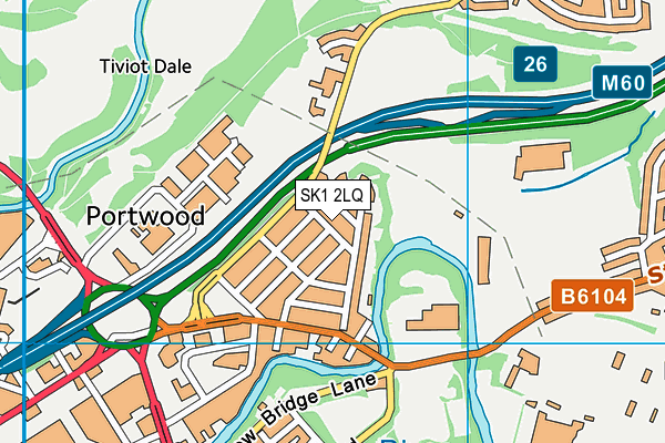 SK1 2LQ map - OS VectorMap District (Ordnance Survey) SK1 2LQ map - OS VectorMap District (Ordnance Survey)