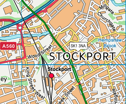SK1 3NA map - OS VectorMap District (Ordnance Survey) SK1 3NA map - OS VectorMap District (Ordnance Survey)