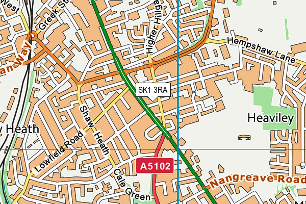 SK1 3RA map - OS VectorMap District (Ordnance Survey) SK1 3RA map - OS VectorMap District (Ordnance Survey)