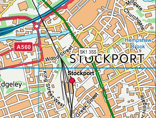 SK1 3SS map - OS VectorMap District (Ordnance Survey) SK1 3SS map - OS VectorMap District (Ordnance Survey)