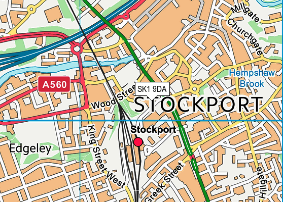 SK1 9DA map - OS VectorMap District (Ordnance Survey) SK1 9DA map - OS VectorMap District (Ordnance Survey)