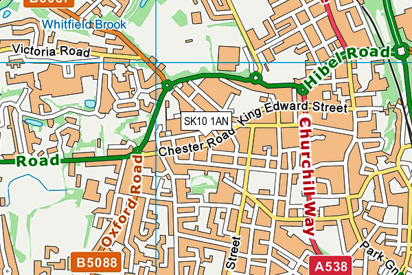 SK10 1AN map - OS VectorMap District (Ordnance Survey) SK10 1AN map - OS VectorMap District (Ordnance Survey)