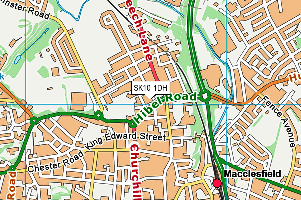 SK10 1DH map - OS VectorMap District (Ordnance Survey) SK10 1DH map - OS VectorMap District (Ordnance Survey)