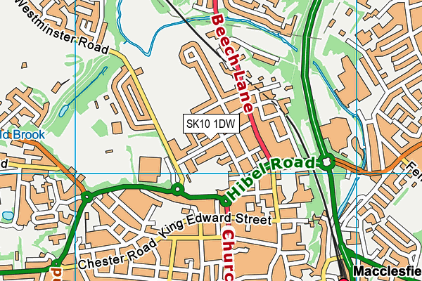 SK10 1DW map - OS VectorMap District (Ordnance Survey) SK10 1DW map - OS VectorMap District (Ordnance Survey)