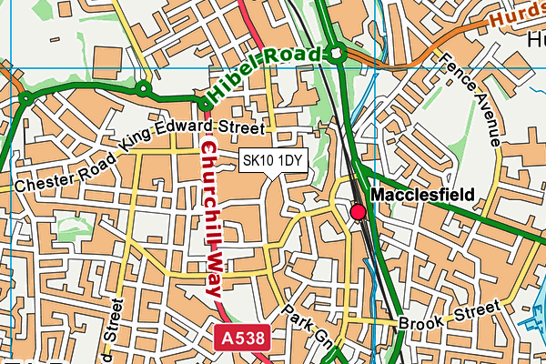 SK10 1DY map - OS VectorMap District (Ordnance Survey) SK10 1DY map - OS VectorMap District (Ordnance Survey)
