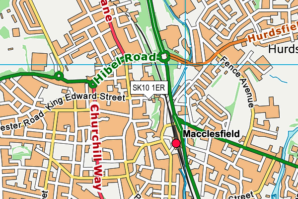 SK10 1ER map - OS VectorMap District (Ordnance Survey) SK10 1ER map - OS VectorMap District (Ordnance Survey)