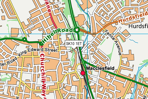 SK10 1ET map - OS VectorMap District (Ordnance Survey) SK10 1ET map - OS VectorMap District (Ordnance Survey)