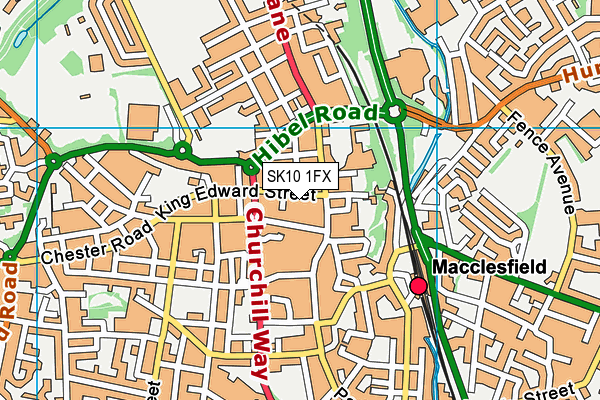 SK10 1FX map - OS VectorMap District (Ordnance Survey) SK10 1FX map - OS VectorMap District (Ordnance Survey)