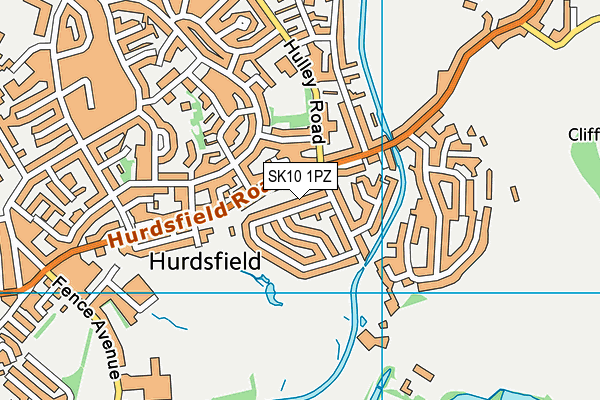 SK10 1PZ map - OS VectorMap District (Ordnance Survey) SK10 1PZ map - OS VectorMap District (Ordnance Survey)