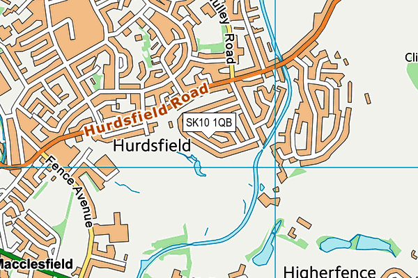SK10 1QB map - OS VectorMap District (Ordnance Survey) SK10 1QB map - OS VectorMap District (Ordnance Survey)