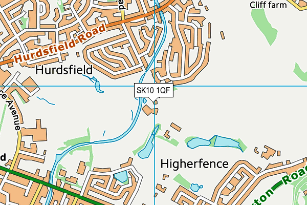 SK10 1QF map - OS VectorMap District (Ordnance Survey) SK10 1QF map - OS VectorMap District (Ordnance Survey)