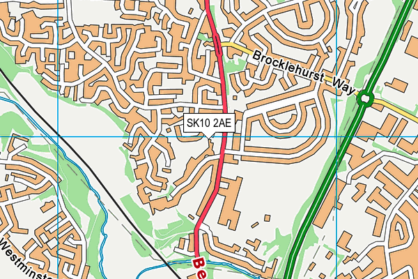 SK10 2AE map - OS VectorMap District (Ordnance Survey) SK10 2AE map - OS VectorMap District (Ordnance Survey)