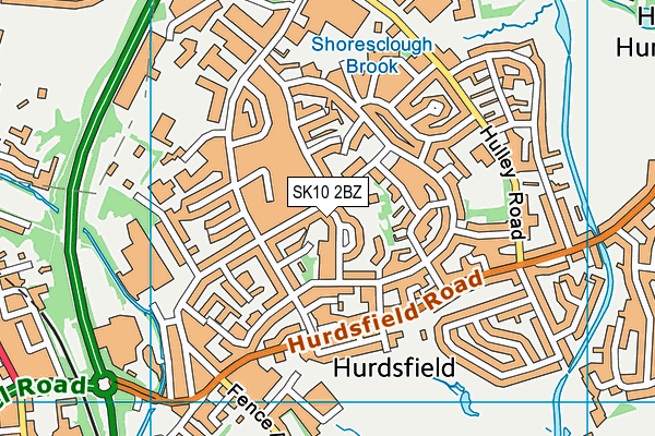 SK10 2BZ map - OS VectorMap District (Ordnance Survey) SK10 2BZ map - OS VectorMap District (Ordnance Survey)