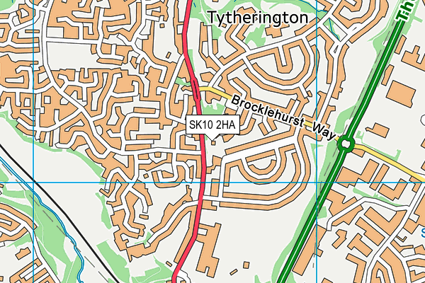 SK10 2HA map - OS VectorMap District (Ordnance Survey) SK10 2HA map - OS VectorMap District (Ordnance Survey)