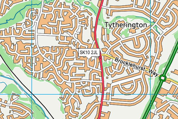 SK10 2JL map - OS VectorMap District (Ordnance Survey) SK10 2JL map - OS VectorMap District (Ordnance Survey)